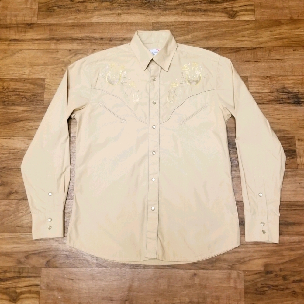 Ace of Diamond " horseshoe " shirt  /Sz S